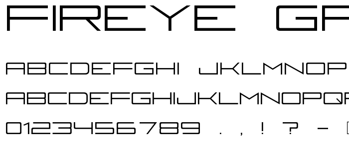 Fireye GF font